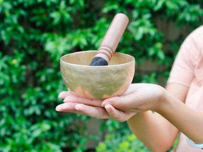 Small Old 'Tara' Singing Bowl - Base Note F4 (348 Hz)