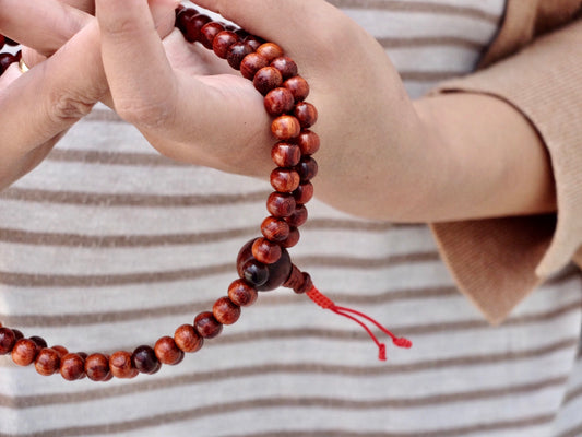 Red Sandalwood Mala