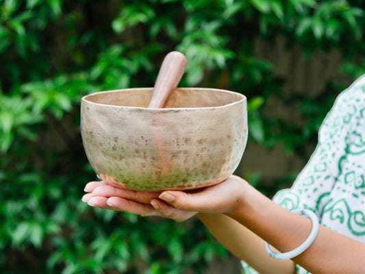 Old 'Tara' Singing Bowl - Base Note A3 (217 Hz)