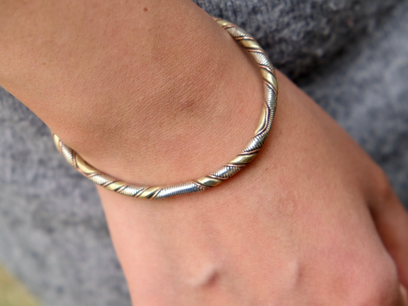 Three metal deals bangle