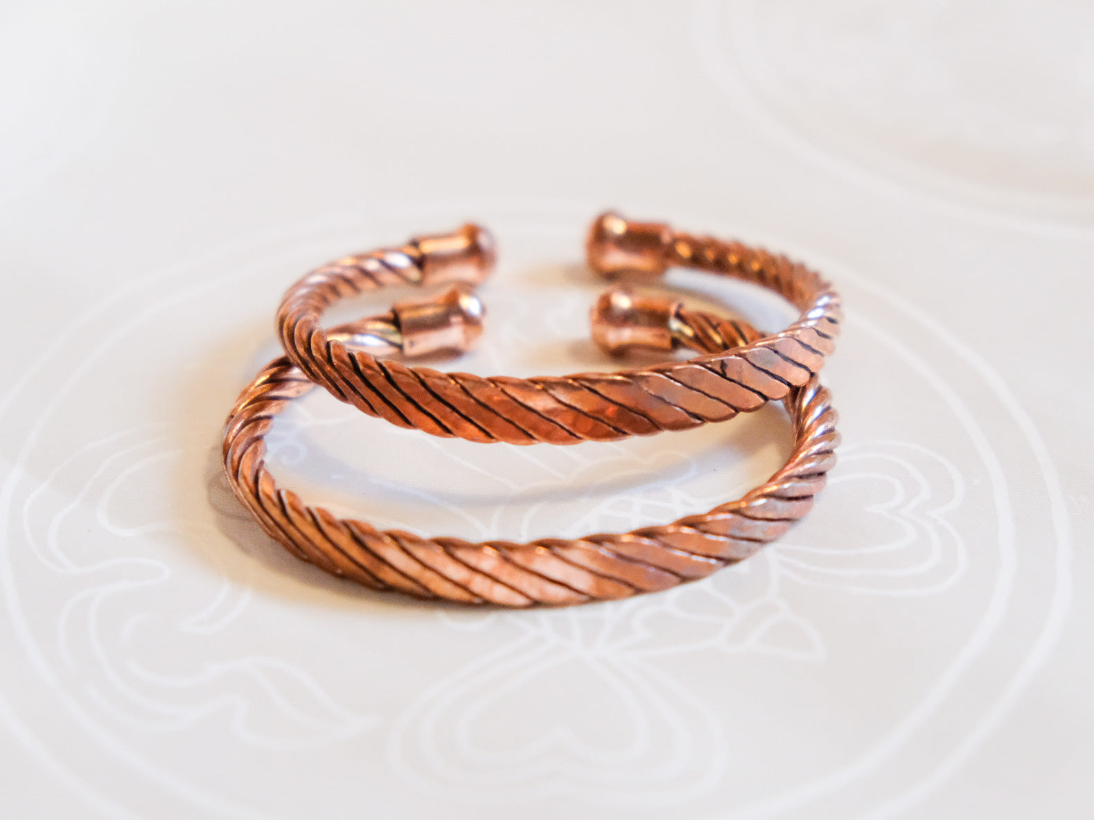 Solid Copper Bracelet For Mens All Black - Black | Harbour UK Bracelets |  Wolf & Badger