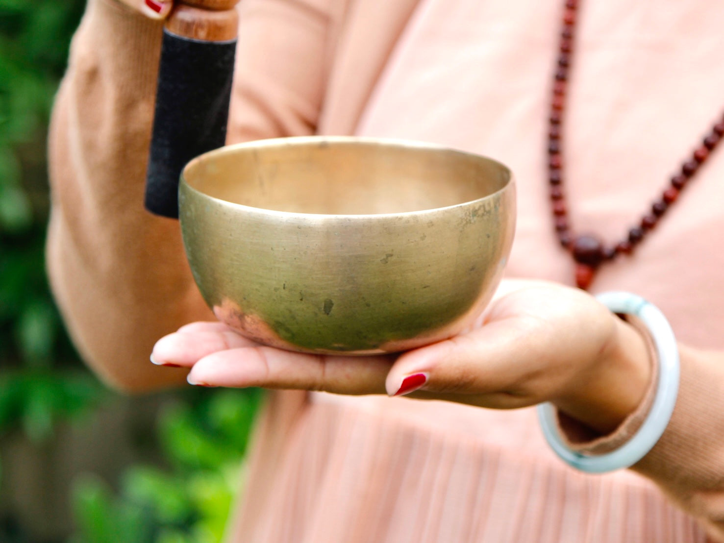 Small Old 'Tara' Singing Bowl - Base Note F3 (169 Hz) - Tibet Shop Sydney