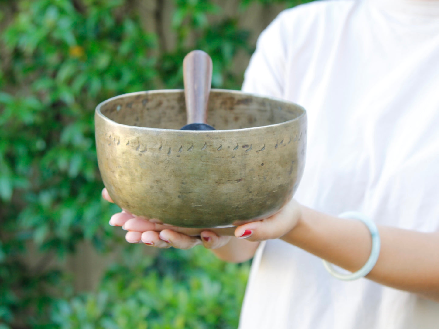 Old 'Tara' Singing Bowl - Base Note G3 (197 Hz)