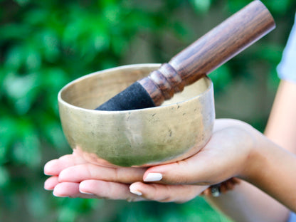 Small Old 'Tara' Singing Bowl - Base Note F4 (340 Hz)