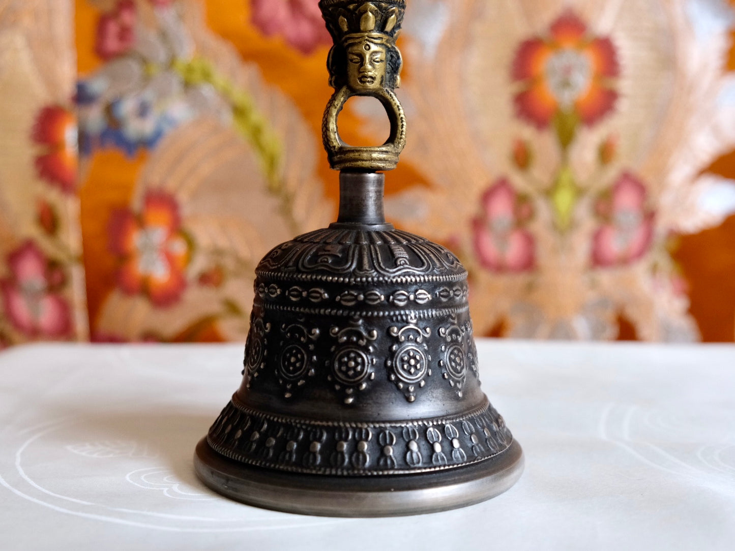 Master Quality Carved Bell and Vajra Set