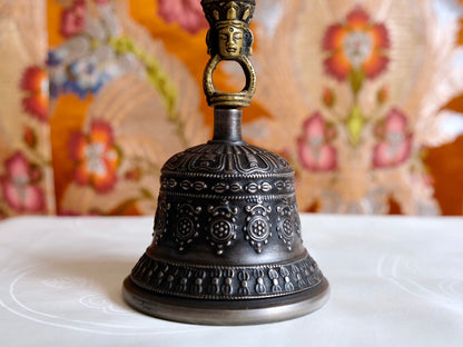 Master Quality Carved Bell and Vajra Set