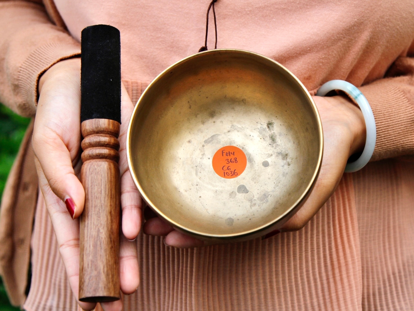 Small Old 'Tara' Singing Bowl - Base Note F#4 (368 Hz) - Tibet Shop Sydney