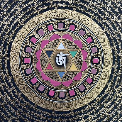 Vibrant Compassion Mantra Mandala #4