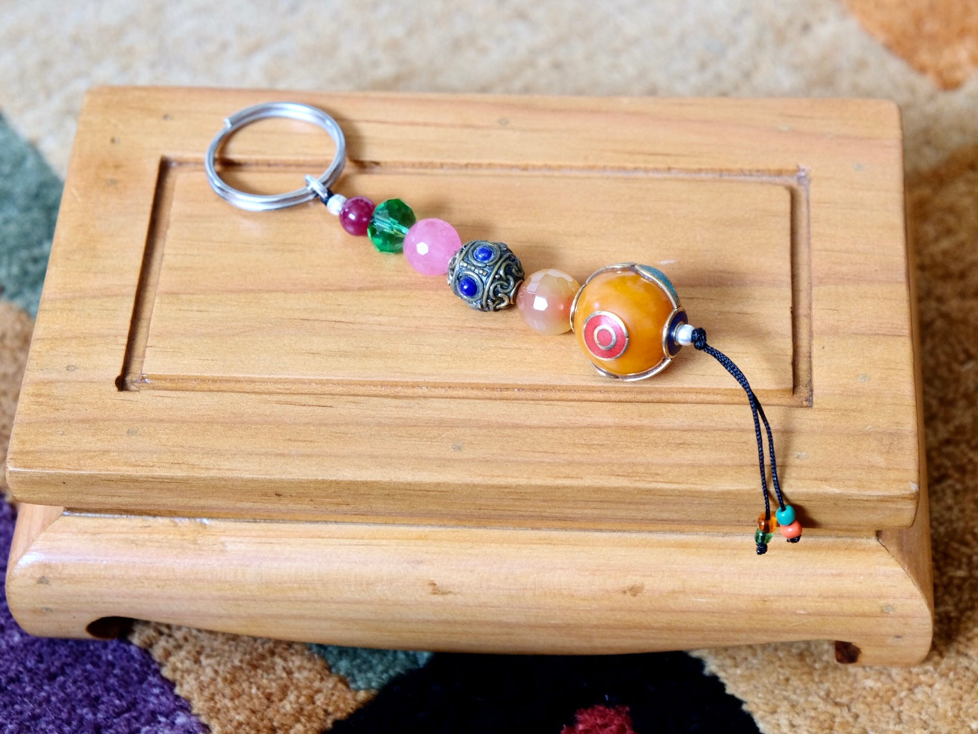 Vibrant Tibetan Keyring #8