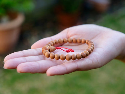 8mm Sandalwood Mala Bracelet