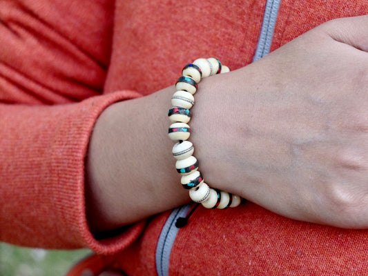 Yak Bone Mala Bracelet