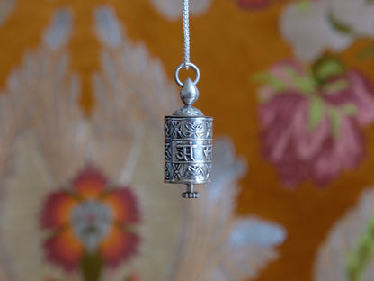 Spinning Prayer Wheel Pendant