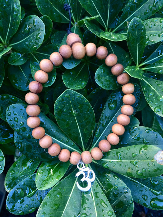 Sandalwood with Om Mala Bracelet