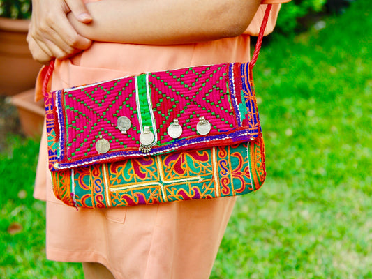 Bohemian Ladies Clutch Handbag