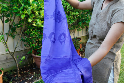 Blue Long Khata Scarf