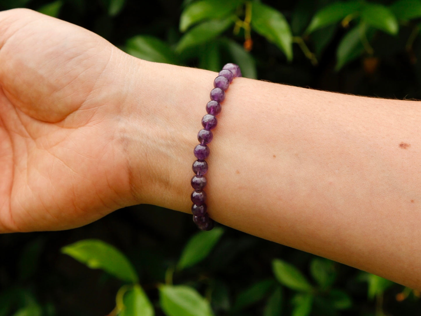 Amethyst Mala Bracelet