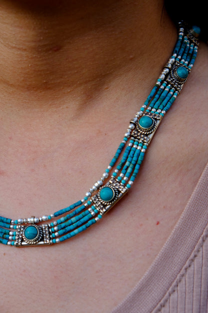 'Ladakh' Turquoise Necklace
