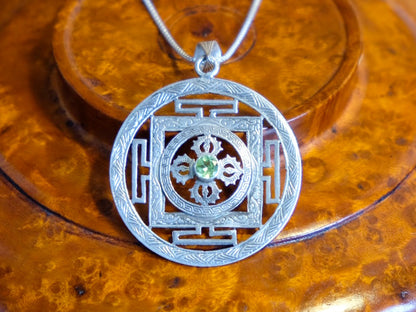 Double Vajra Mandala Pendant