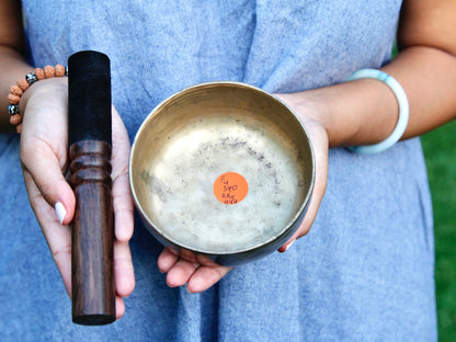 Small Old 'Tara' Singing Bowl - Base Note F4 (340 Hz)