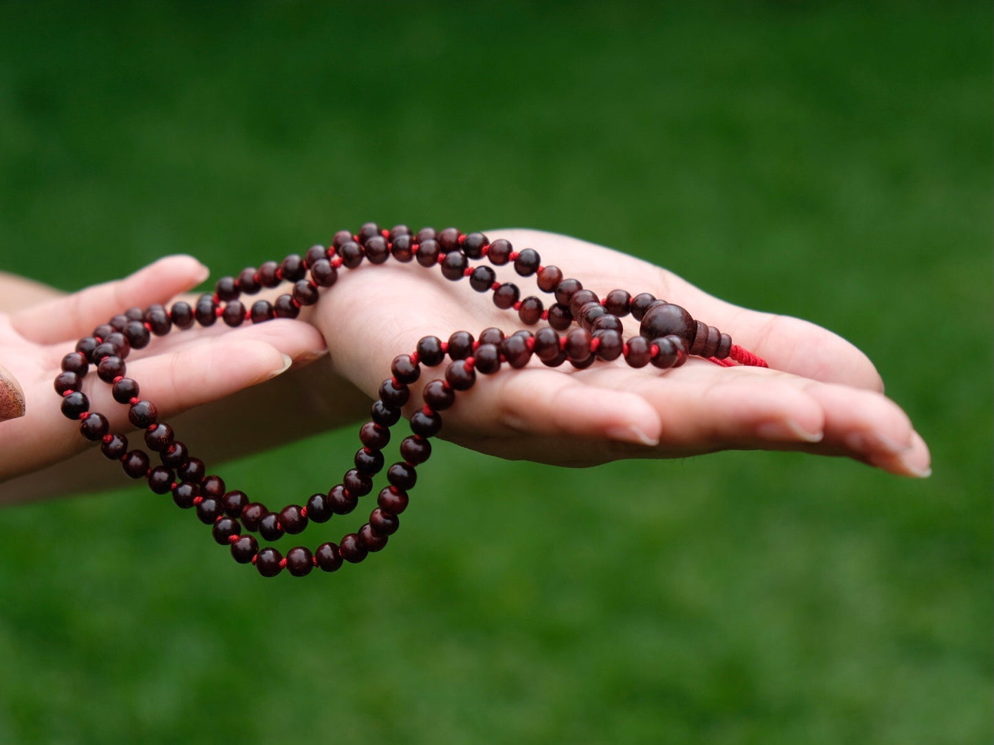 Knotted Rosewood Mala