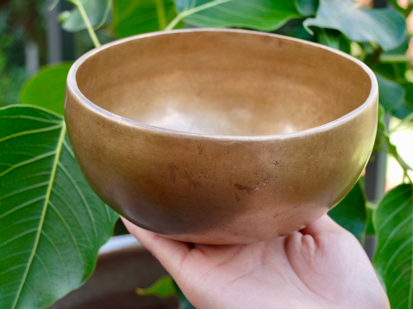 Small Contemporary Flow Singing Bowl - Base note F 358 Hz