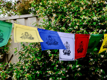 Ganesha Prayer Flags - 1.5 metres long