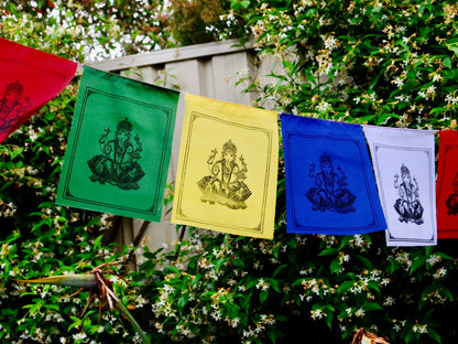 Ganesha Prayer Flags - 1.5 metres long