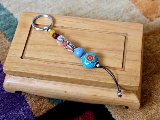 Vibrant Tibetan Keyring #7